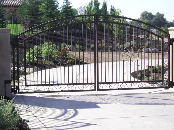 Wrought Iron Driveway Gates - Bakersfield, CA